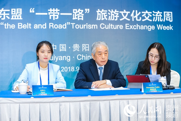 日本—東盟中心秘書長藤田正。孫一銘 攝