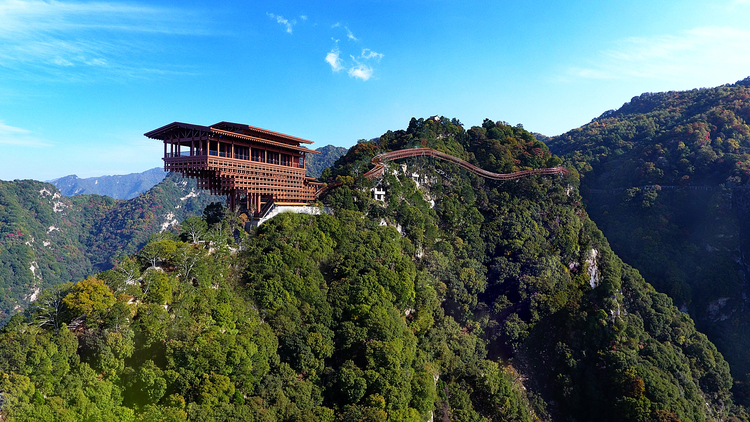 【云游渭南】待到春暖花開之時(shí)，我們相約草長(zhǎng)鶯飛的少華山！_fororder_龍首閣 (2)