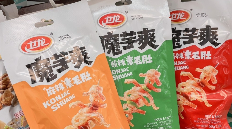 圖為魔芋爽。圖片來源：臺灣《聯(lián)合報》楊雅婷攝。